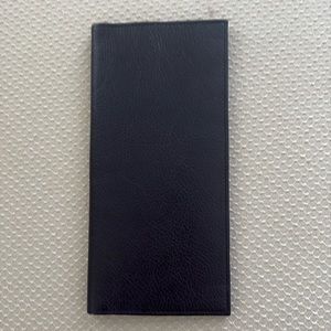 Cole Haan Genuine Leather Black Ticket/Passport Holder- NWT